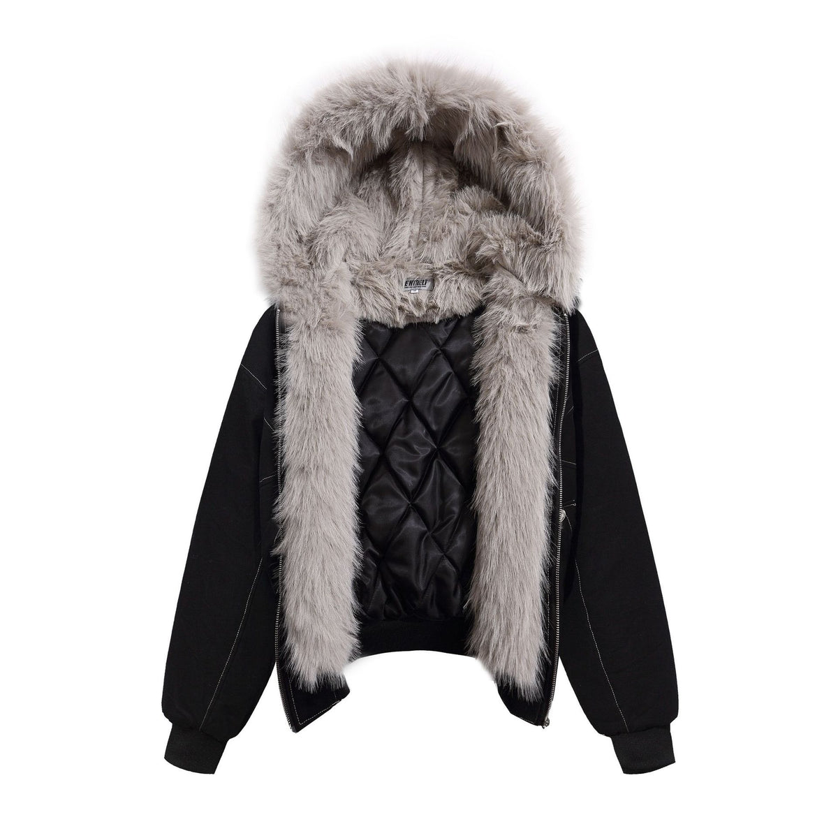 Autumn and winter plus velvet thickening faction overcomes cotton coat outerwear