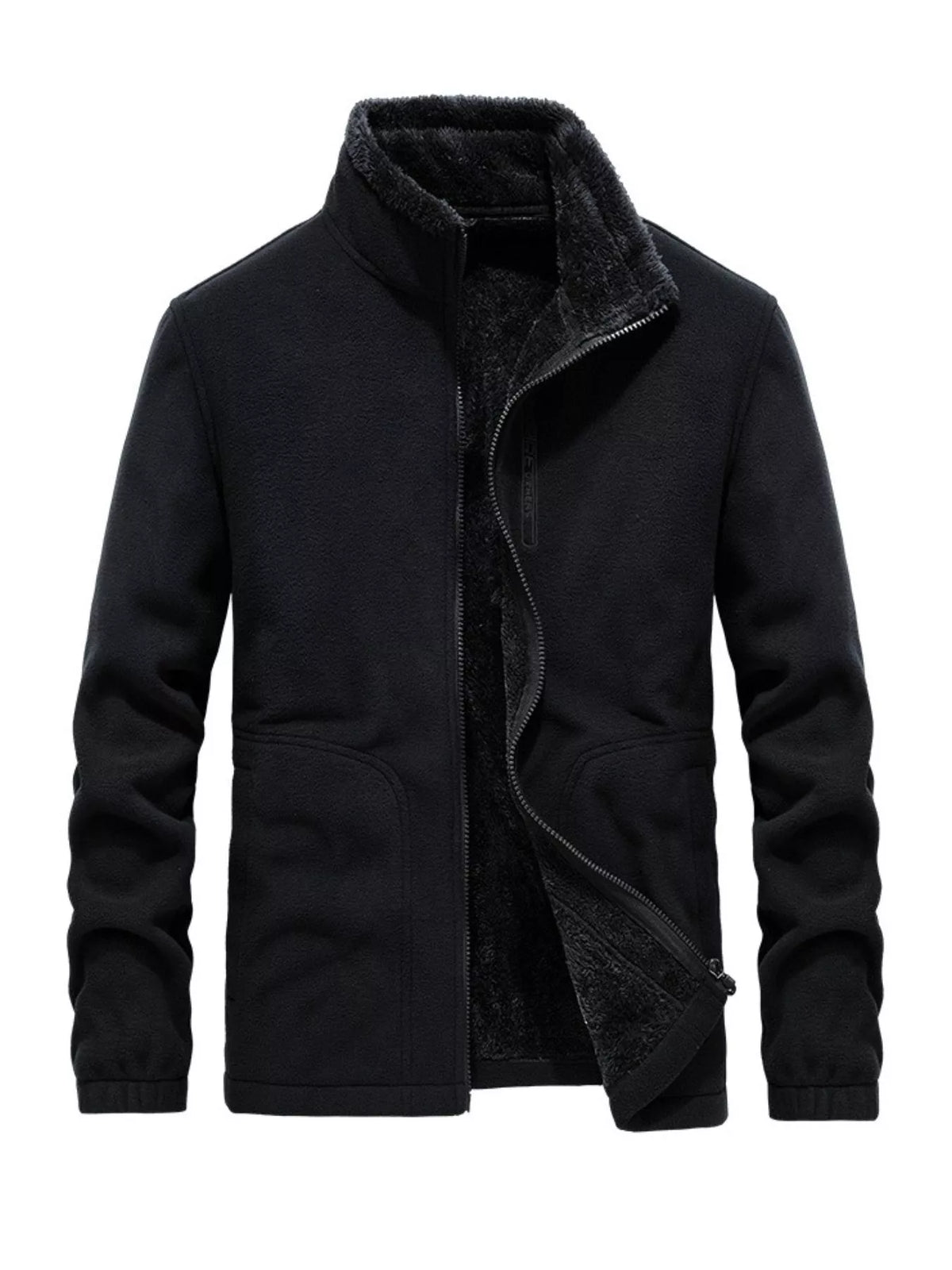 Men's Plus Size Fleece Lined Full Zip Outerwear