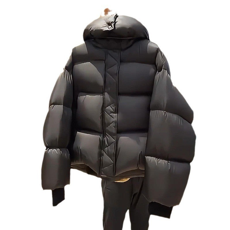 Fashionable Short Cotton Coat for Women Thickened Loose Design, Stylish Winter Outerwear
