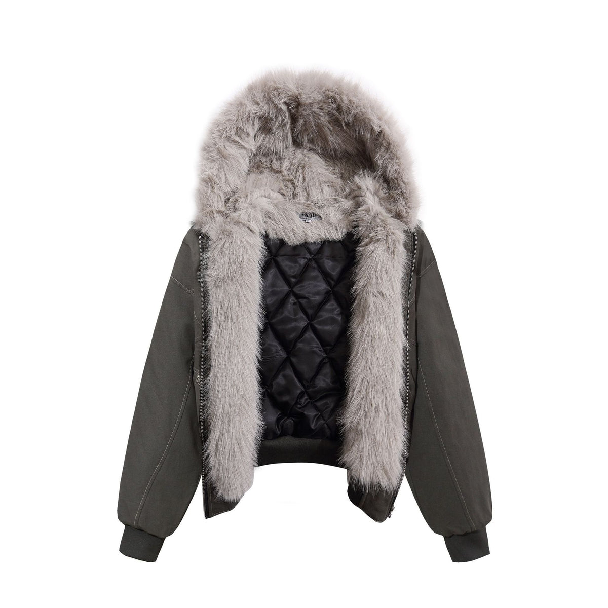 Autumn and winter plus velvet thickening faction overcomes cotton coat outerwear