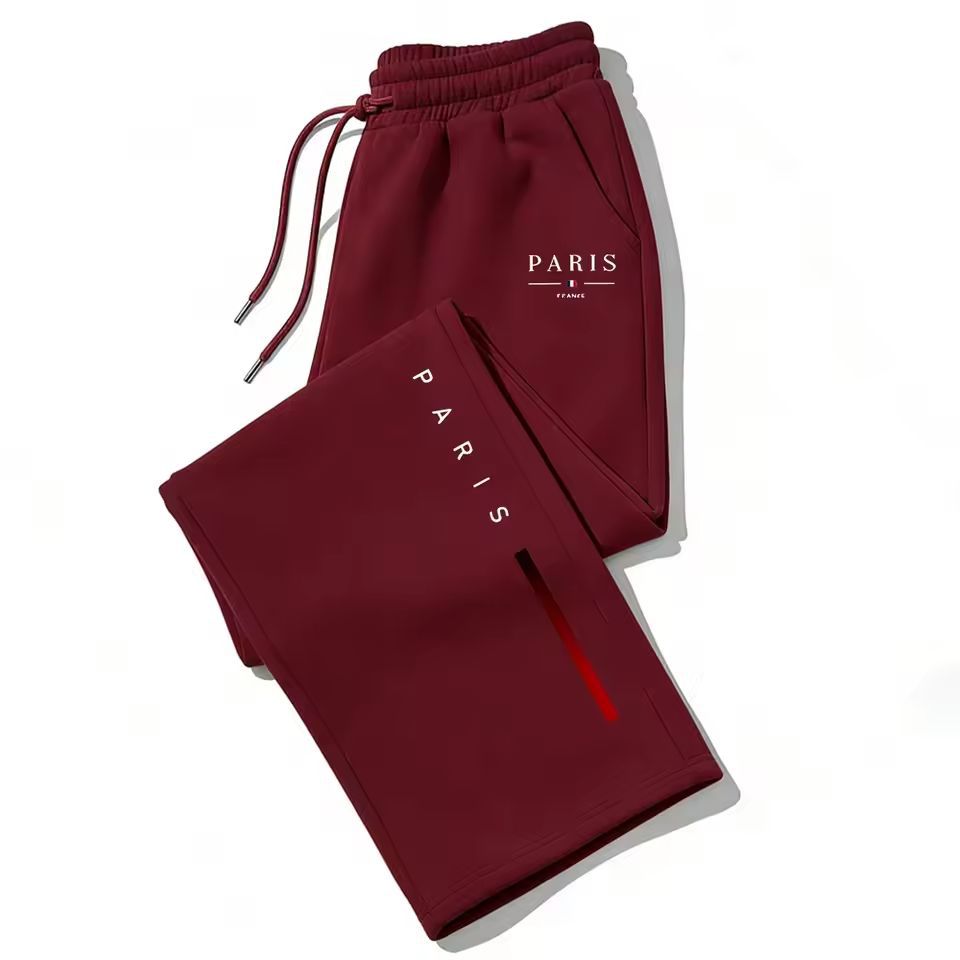 Dark Gothic Letter Print Loose Wide-leg Drawstring Unisex Sweatpants