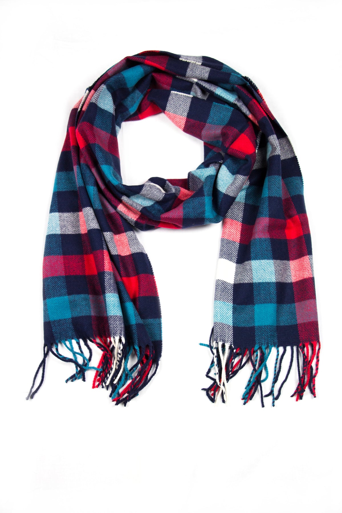 Sakkas Booker Unisex Cashmere-Feel Solid Winter Scarf with Fringe