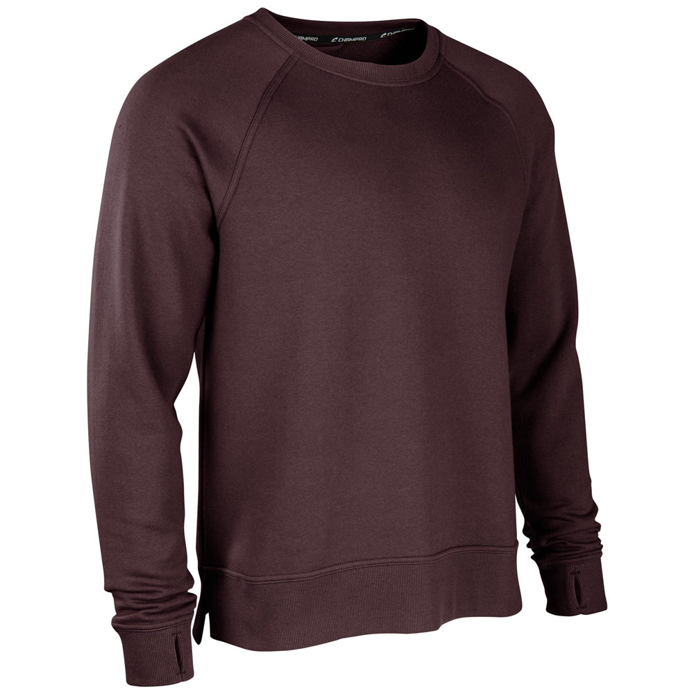 VICTORY FLEECE MEN'S SPLIT HEM CREW | TEAM SPORTS OUTERWEAR